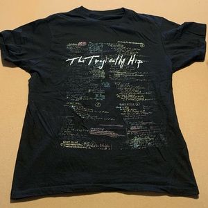 The Tragically Hip Man Machine Poem T-shirt Medium